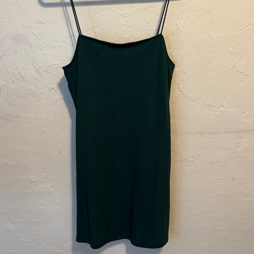 RVCA Dark Green Slip Mini Dress